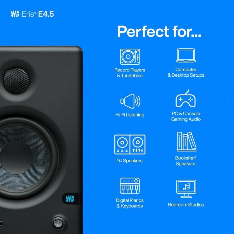 PreSonus Eris E4.5 Powered Studio Monitors