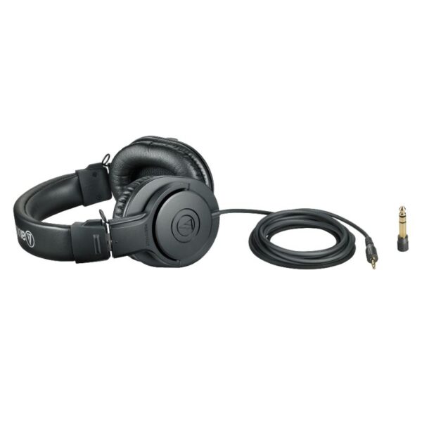Audio-Technica ATH-M20x Closed Back Monitor Headphones-muxsound