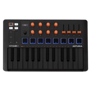 Arturia MiniLab 3 25 MIDI Keyboard Orange