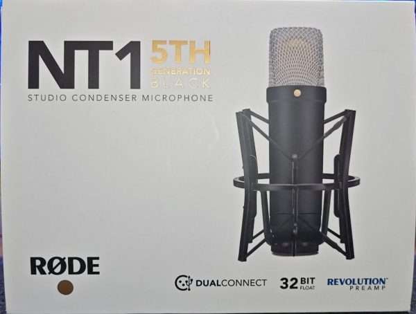 RODE NT1 5th Generation Condenser XLR/USB Microphone (Black) - Image 6