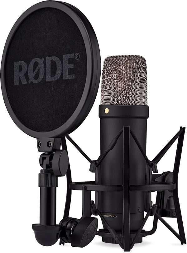 RODE NT1 5th Generation Condenser XLR/USB Microphone (Black) - Image 3