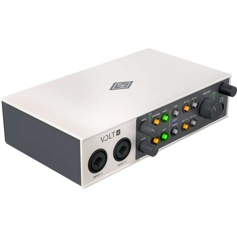 Universal Audio Volt 4 Portable 4×4 USB Audio/MIDI Interface - Image 4