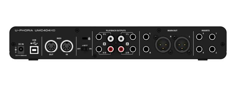 Behringer U-PHORIA UMC404 Usb Audio/MIDI Interface - Image 2