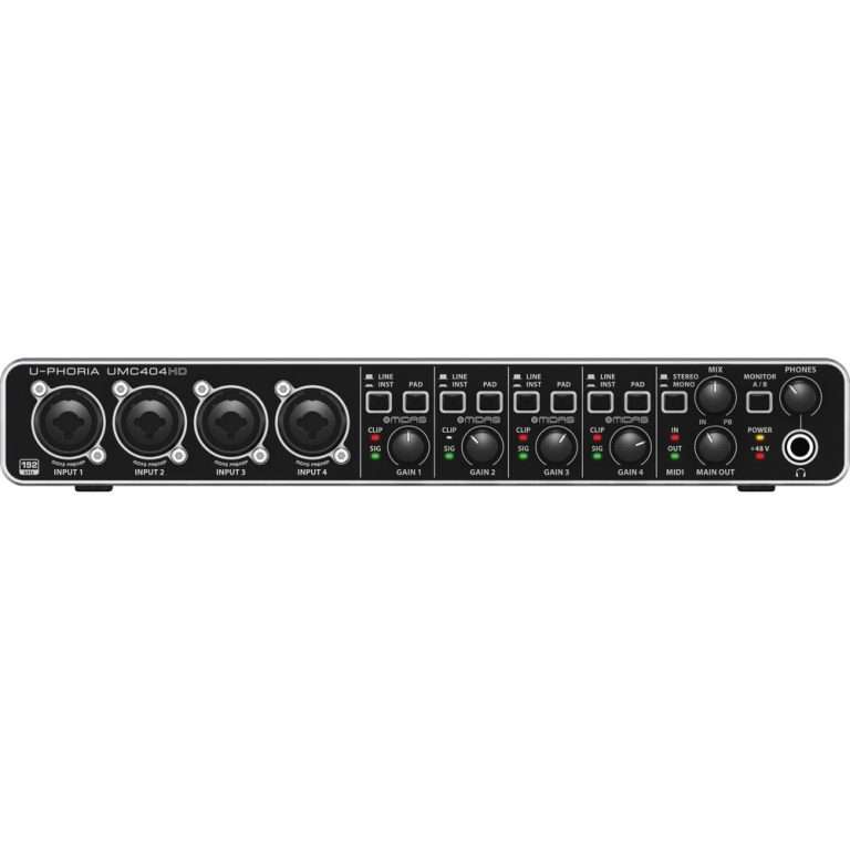 Behringer U-PHORIA UMC404 Usb Audio/MIDI Interface - Image 4