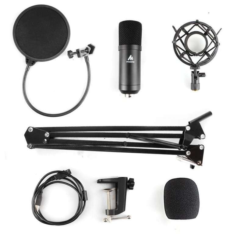 MAONO A04 USB Microphone Plug & Play Podcast Condenser Cardioid Metal Kit - Image 2