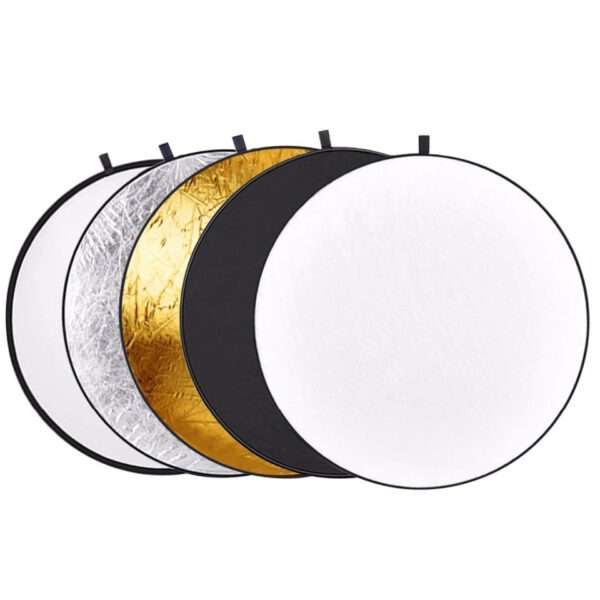 110cm 5-in-1 Collapsible Multi-Disc Light Reflector with Bag