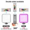 Mamen RGB Do2 LED Fill Light Double-Sided Portable LED Light