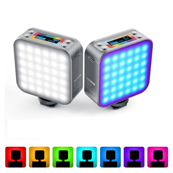 Mamen RGB Do2 LED Fill Light Double-Sided Portable LED Light