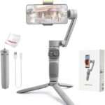 ZHIYUN SMOOTH Q3 - Smartphones Gimbal 3-Axis Flexible Phone Handheld Stabilizer with Fill Light for Android / IOS and And Every Smartphon