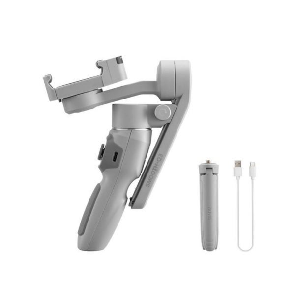 ZHIYUN SMOOTH Q3 - Smartphones Gimbal 3-Axis Flexible Phone Handheld Stabilizer with Fill Light for Android / IOS and And Every Smartphon