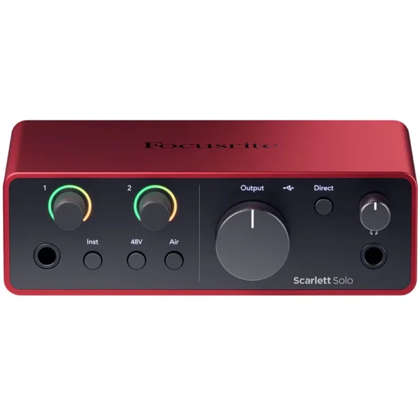 Focusrite Scarlett Solo 4th Gen USB Audio Interface