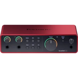 Focusrite Scarlett 2i2 4th Gen USB Audio Interface