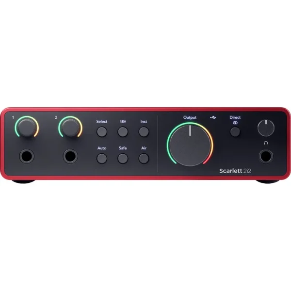 Focusrite Scarlett 2i2 4th Gen USB Audio Interface