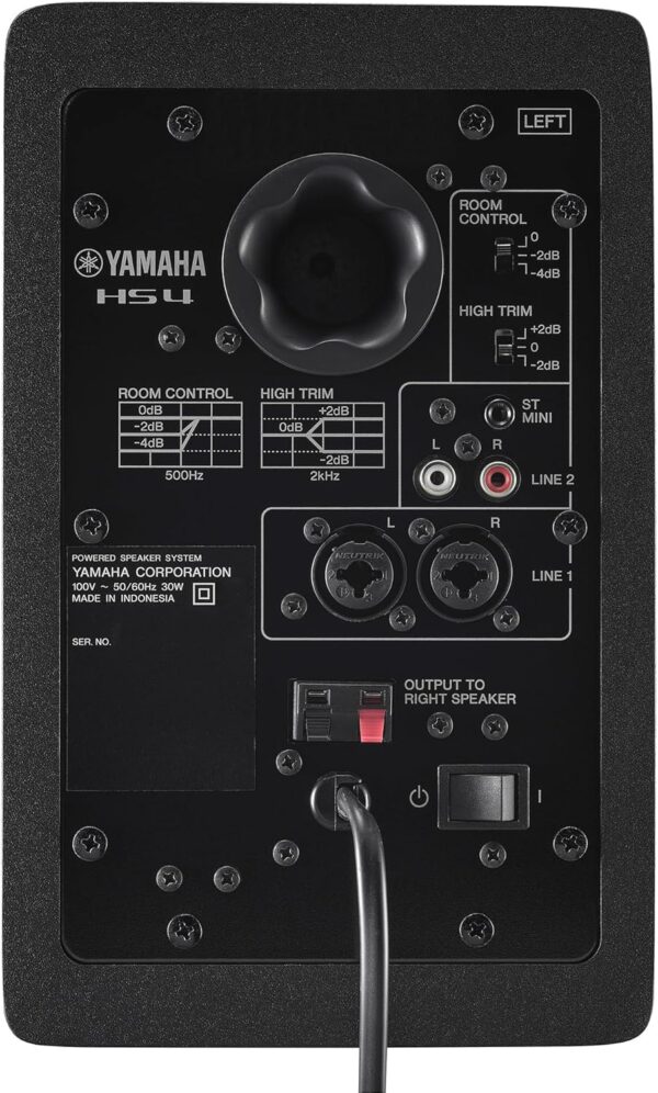 Yamaha HS4 Powered Studio Monitors Pair - Image 7