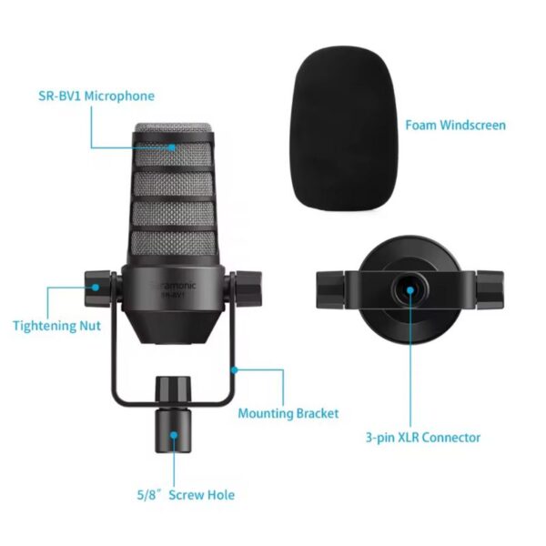 Saramonic SR-BV1 Dynamic Podcast Microphone