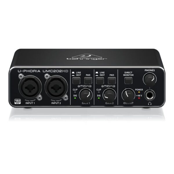 Behringer U-Phoria UMC202HD USB Audio Interface
