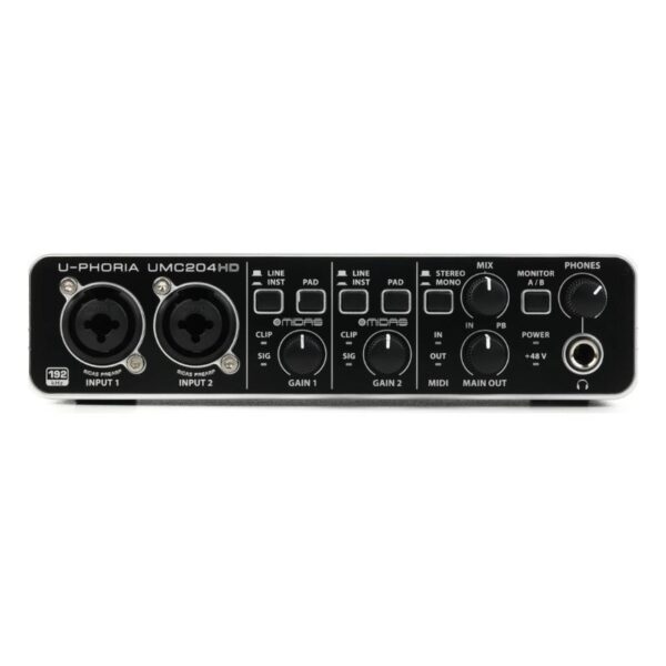 Behringer U-PHORIA UMC204HD USB Audio Interface