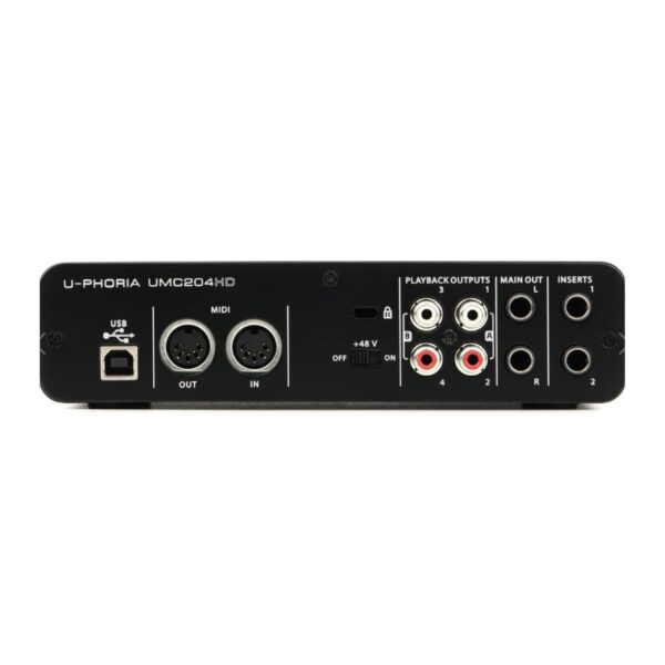 Behringer U-PHORIA UMC204HD USB Audio Interface