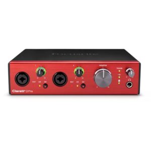 Focusrite Clarett+ 2Pre Desktop 10×4 USB Type-C Audio/MIDI Interface