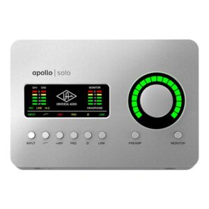 Universal Audio Apollo Solo Desktop 2×4 Thunderbolt 3 Audio Interface