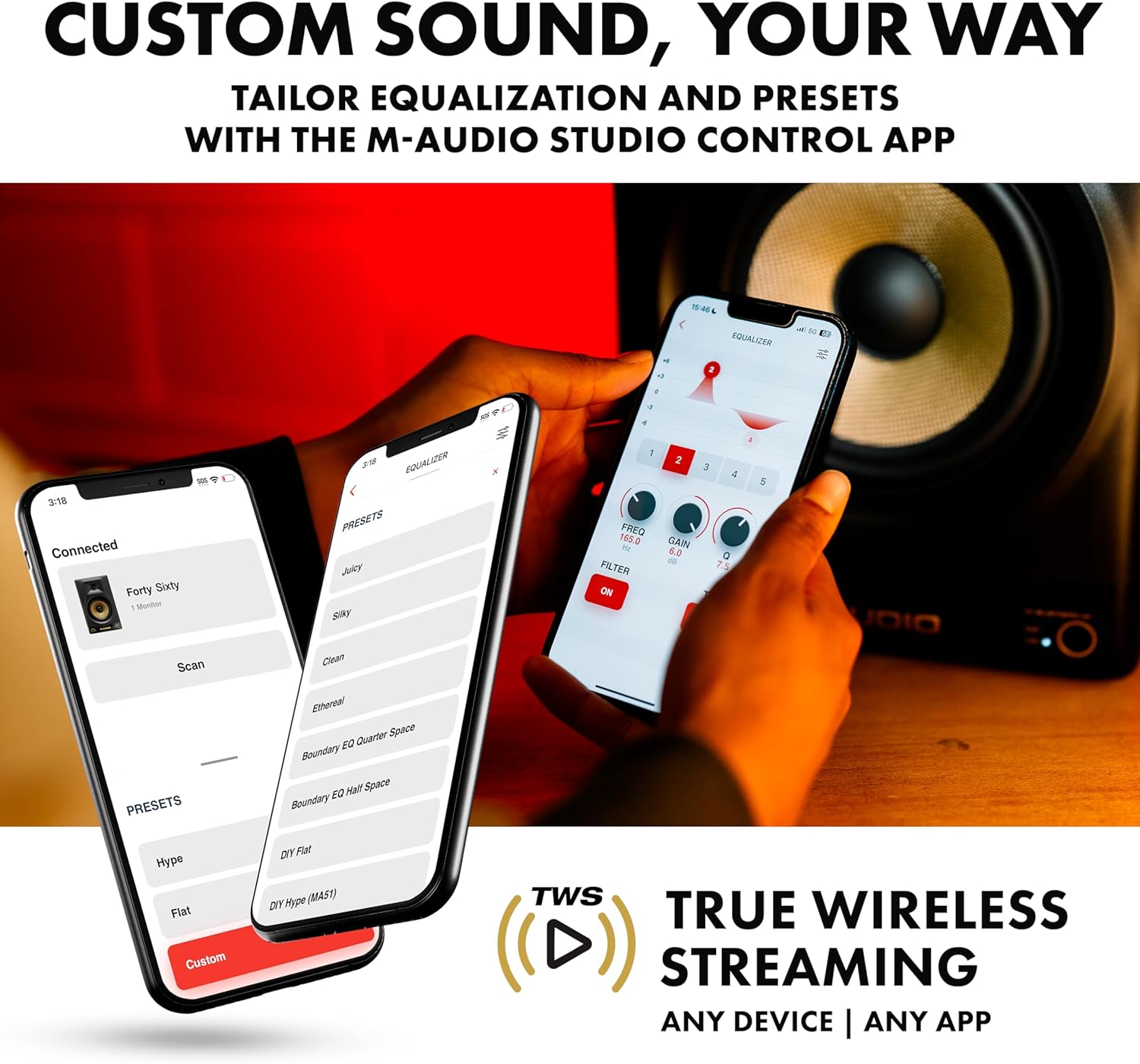 M Audio Forty Sixty Studio monitors