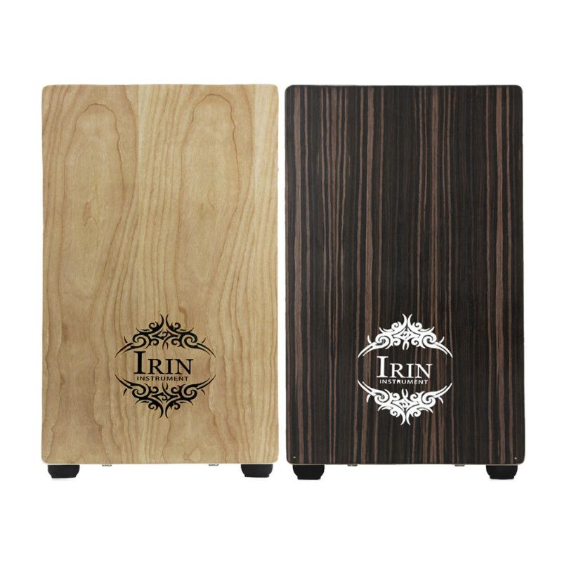 Portable Wooden Cajon Box Drum Percussion Instrument With Carry Bag