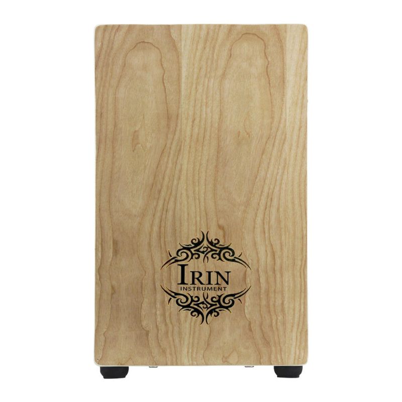 Portable Wooden Cajon Box Drum Percussion Instrument With Carry Bag