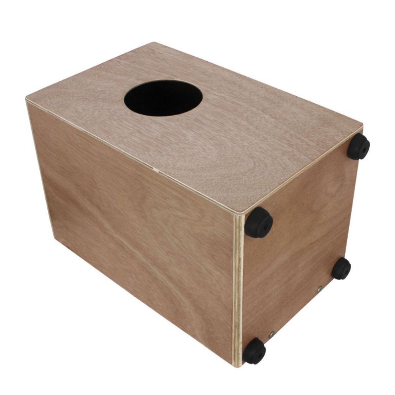 Portable Wooden Cajon Box Drum Percussion Instrument With Carry Bag
