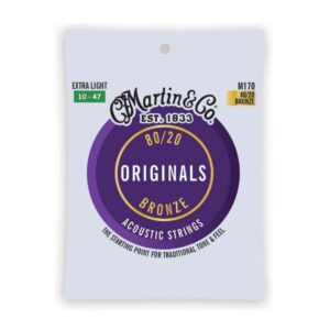 Martin M170 Acoustic Guitar Strings Extra Light