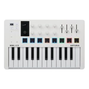 Arturia MiniLab 3 25 MIDI Keyboard White